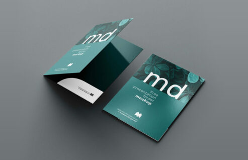 Folder mock up