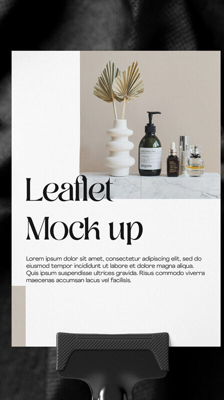 Leaflet mock up