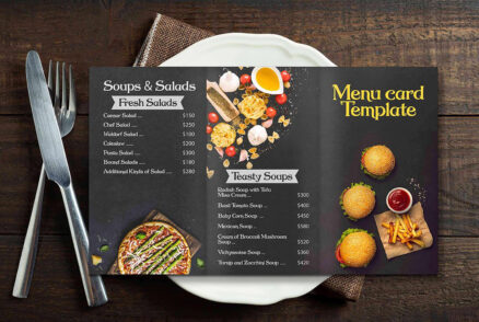 restaurent menu card printing